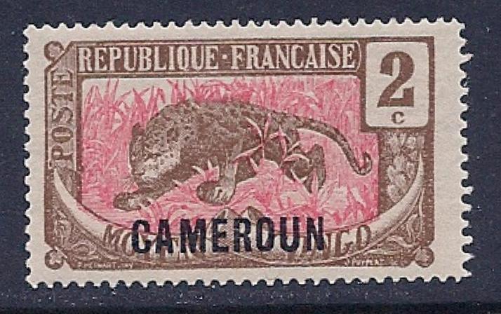 Cameroon, Scott # 148 Mint Hinged Middle Congo Overprinted, 1921 - Sonstige & Ohne Zuordnung