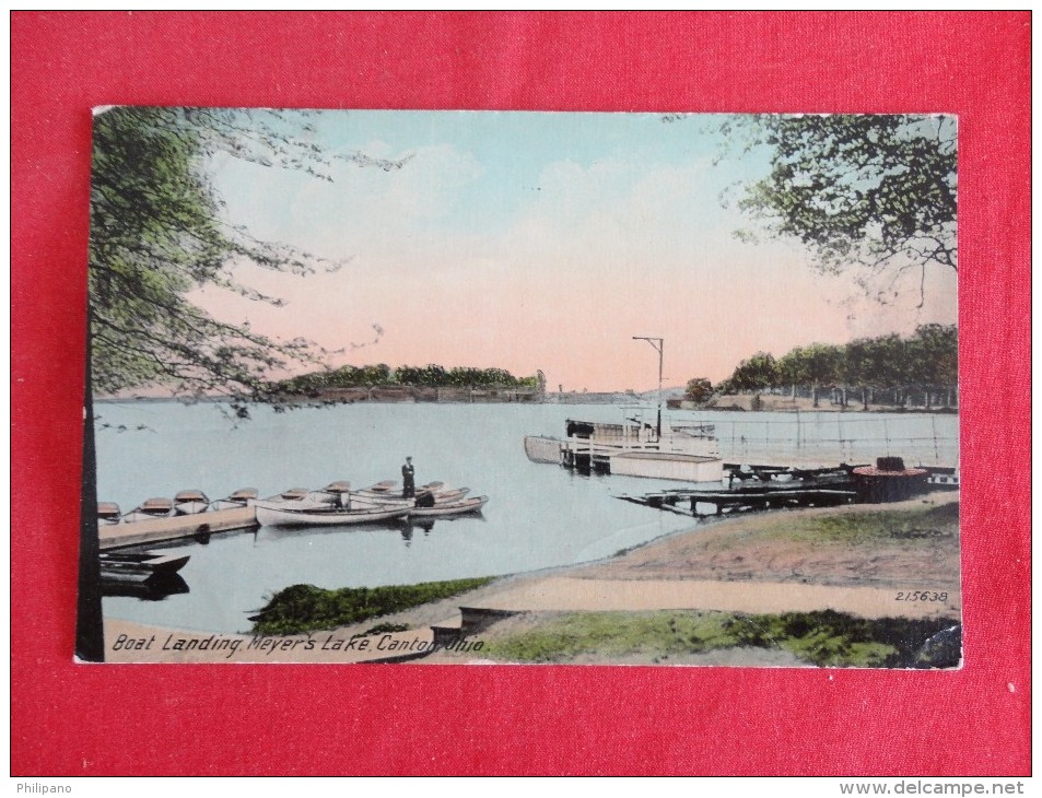 Boat Landing Meyer's Lake  Canton Ohio 1910 Cancel- Ref 1182 - Sonstige & Ohne Zuordnung