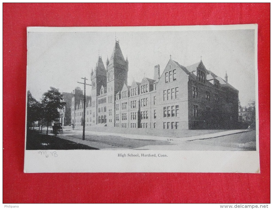 Connecticut > Hartford--High School  Not Mailed   Ref 1182 - Hartford