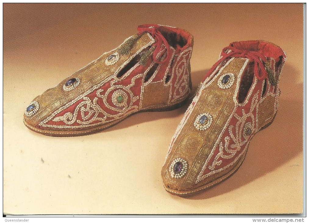 Shoes Of The Coronation Robes 12th/13th Cent Kunsthistorisches Museum Wien Used To Australia Front & Back Shown - Musées