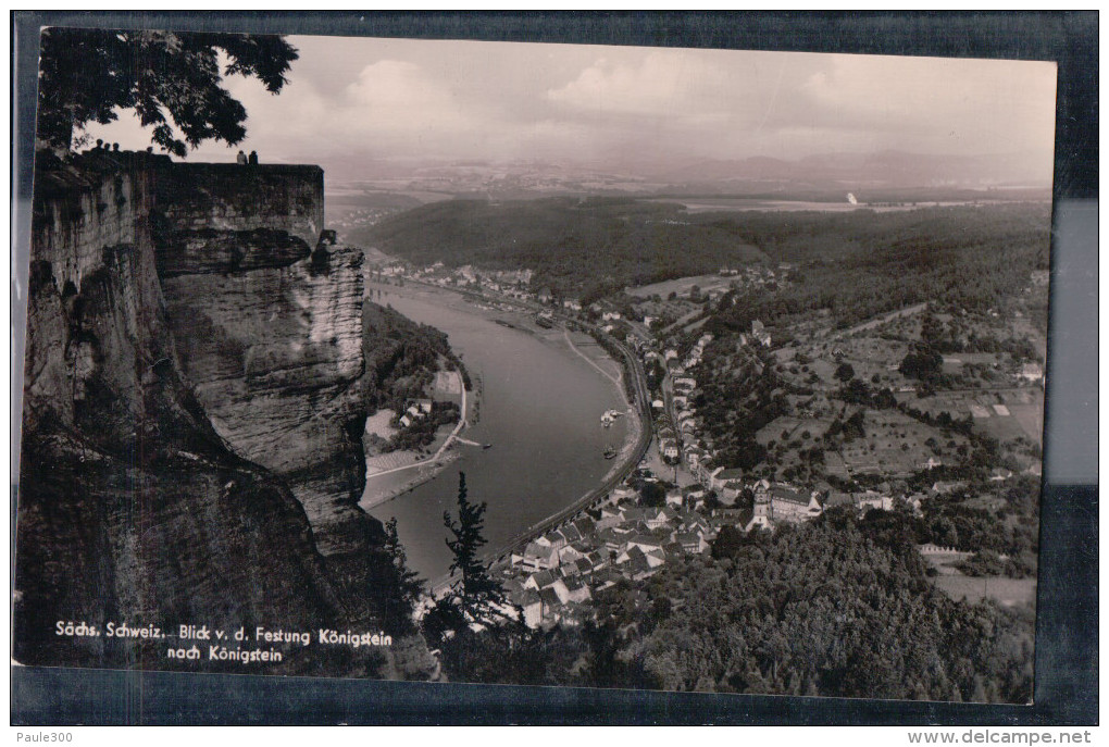 Blick Von Der Festung Königstein Nach Königstein - Sächsische Schweiz - Koenigstein (Saechs. Schw.)