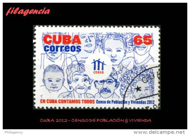 USADOS. CUBA. 2012-21 CENSO NACIONAL DE POBLACIÓN & VIVIENDA - Used Stamps