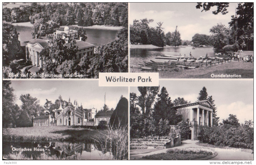 Wörlitz - Wörlitzer Park - Mehrbildkarte - Woerlitz