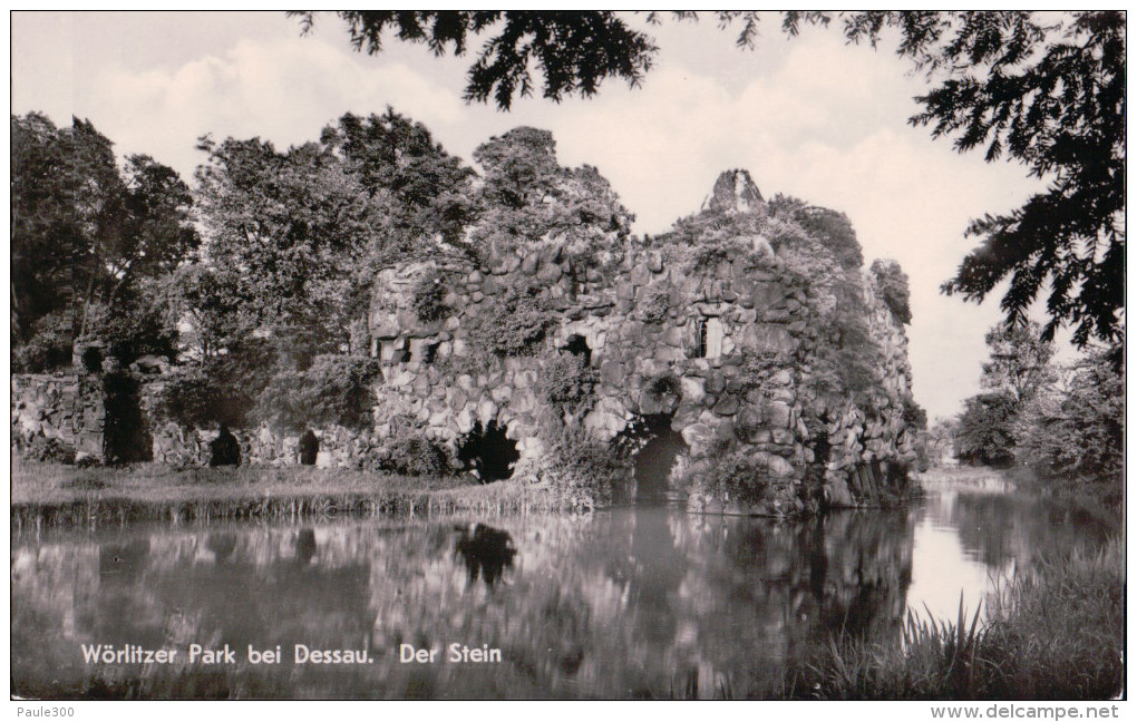 Wörlitz - Wörlitzer Park - Der Stein - Woerlitz