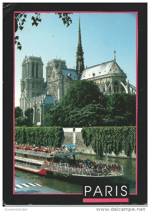 Paris ImageIn  Used To Australia Front & Back Shown - Notre Dame De Paris