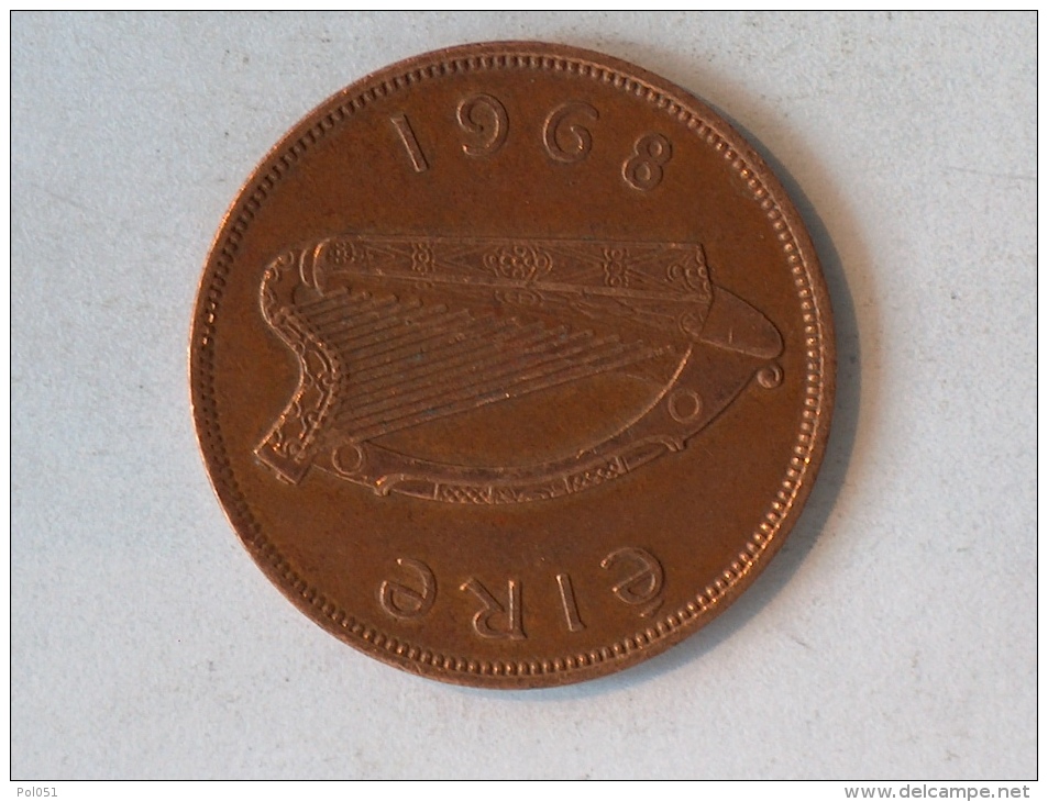 IRLANDE 1 PENNY 1968 - Irlande