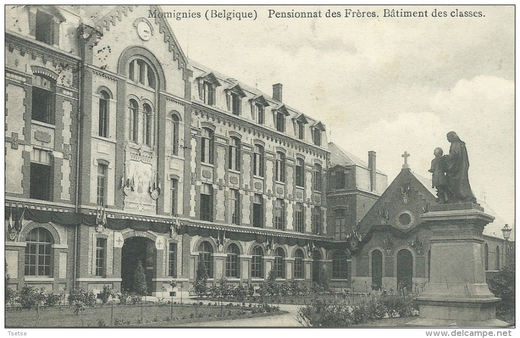 Momignies - Pensionnat Des Frères De Reims - Bâtiment Des Classes -1909 ( Voir Verso ) - Momignies