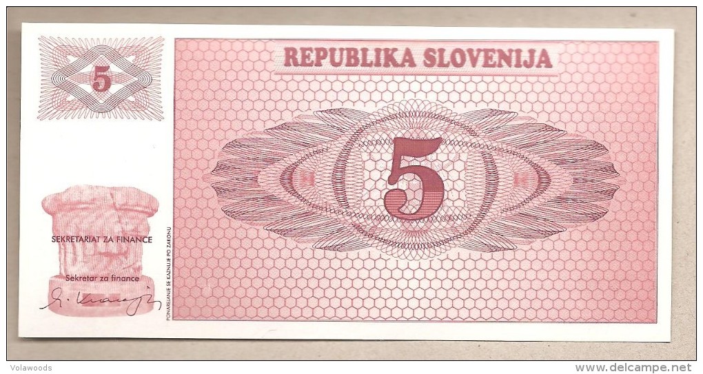 Slovenia - Banconota Non Circolata Da 5 Talleri - Specimen - - Slovénie