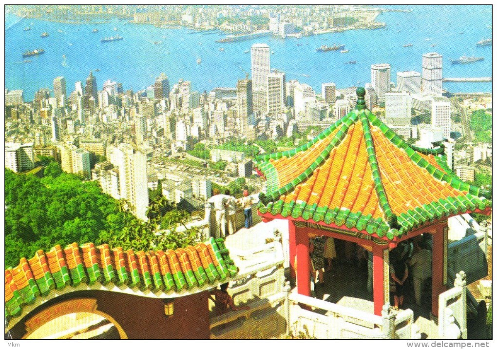 Hong Kong And Kowloon From The Peak - China (Hongkong)