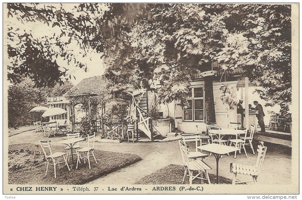 Ardres - Lac D'Ardres - " Chez Henri " - 1945 ( Voir Verso ) - Ardres