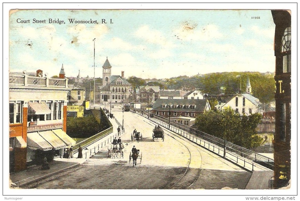 Court  Street  Bridge,  Woonsocket,  R.  I. - Providence