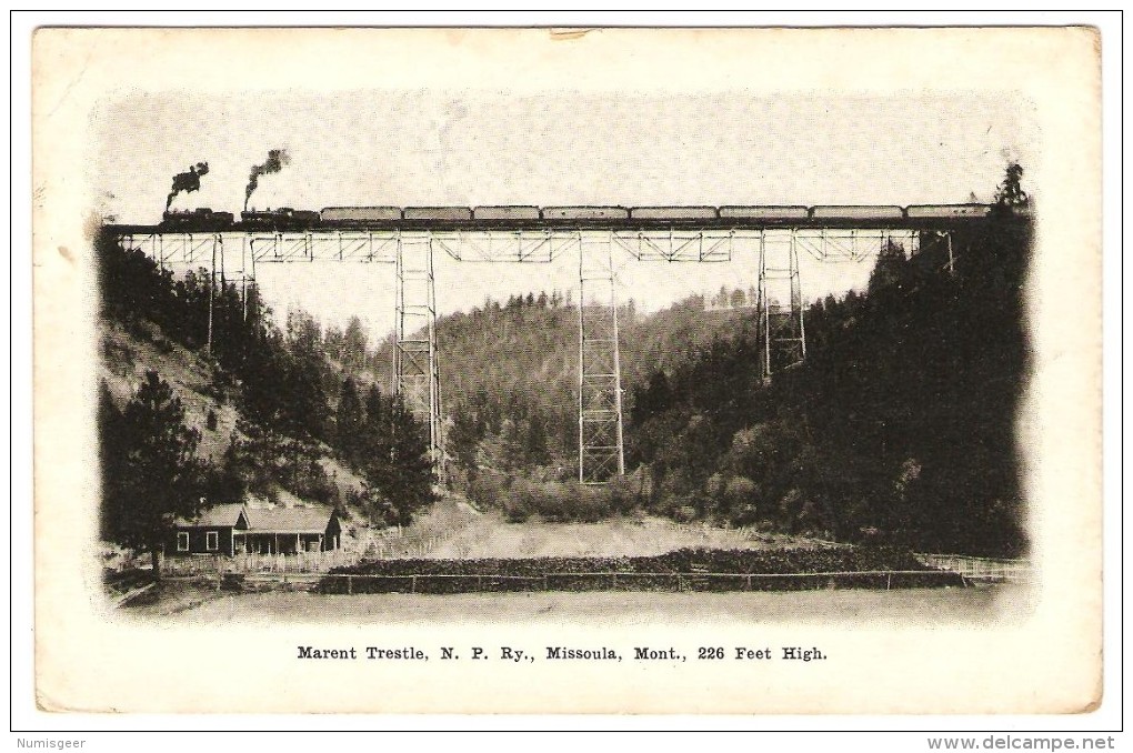 Marent  Trestle,  N.  P.  Ry.,  Missoula,  Mont.,  226  Feet  High - Missoula