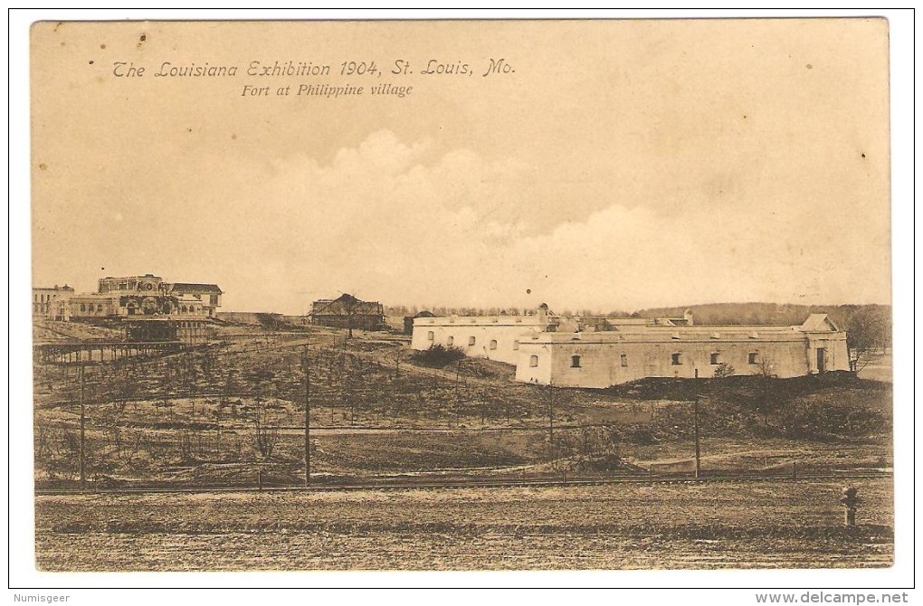 The  Louisiana  Exhibition 1904,  St.  Louis,  Mo.  ---  Fort  At  Philippine  Village - St Louis – Missouri