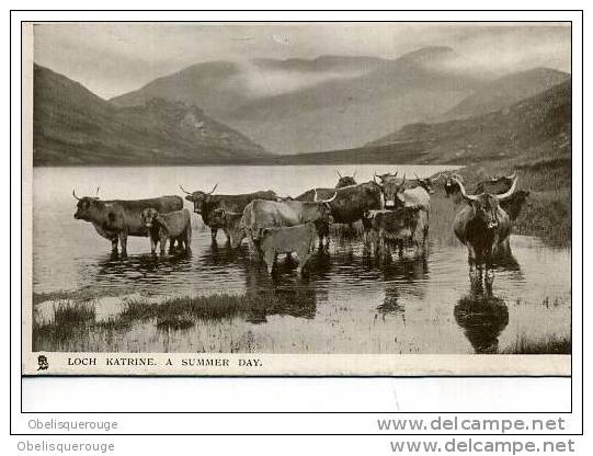 LOCH KATRINE A SUMMER DAY R.TUCK SERIE 5551SCOTTISH LOCHS - East Lothian