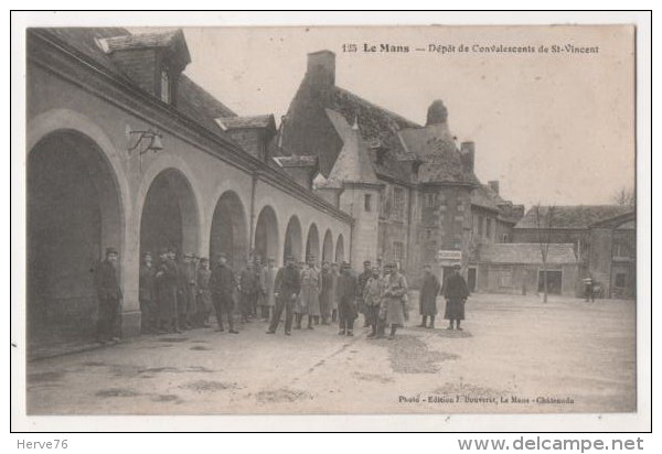 LE MANS - Dépôt De Convalescents De St Vincent - Le Mans