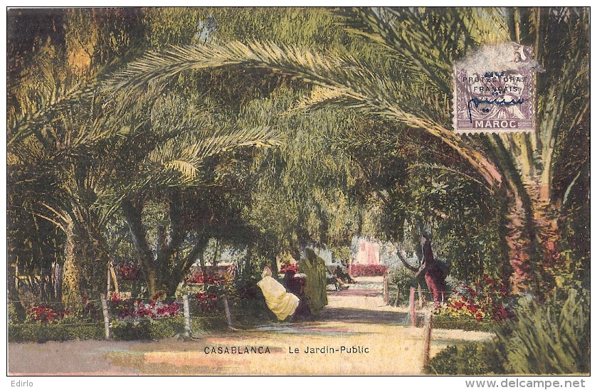 CASABLANCA  Le Jardin Public - TB - Casablanca