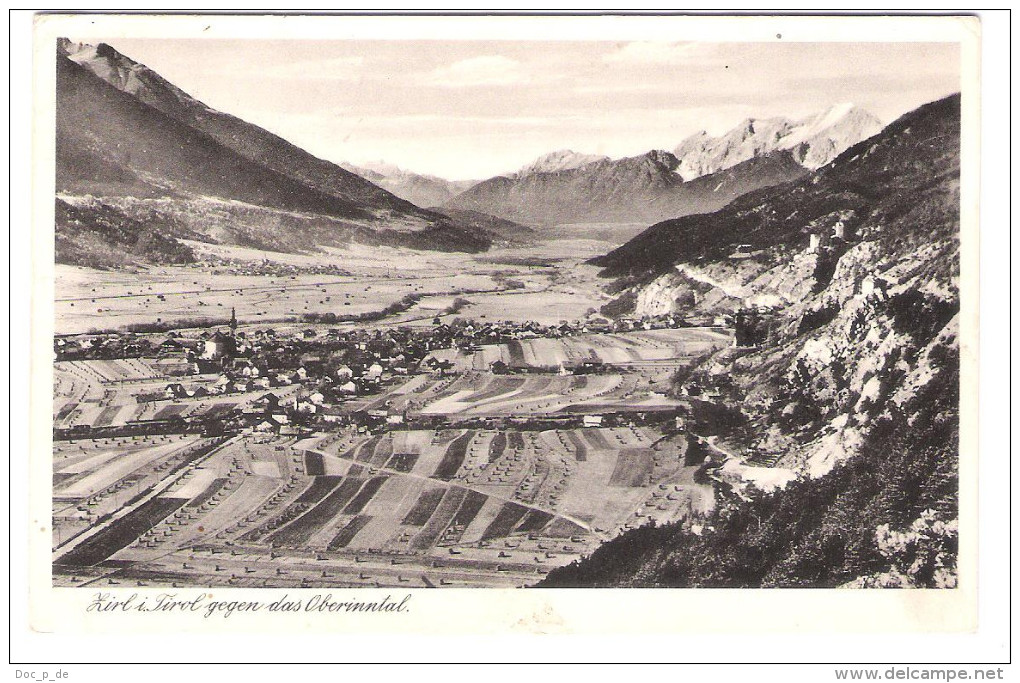 Österreich - Zirl In Tirol Gegen Das Oberinntal - Old Card - Zirl