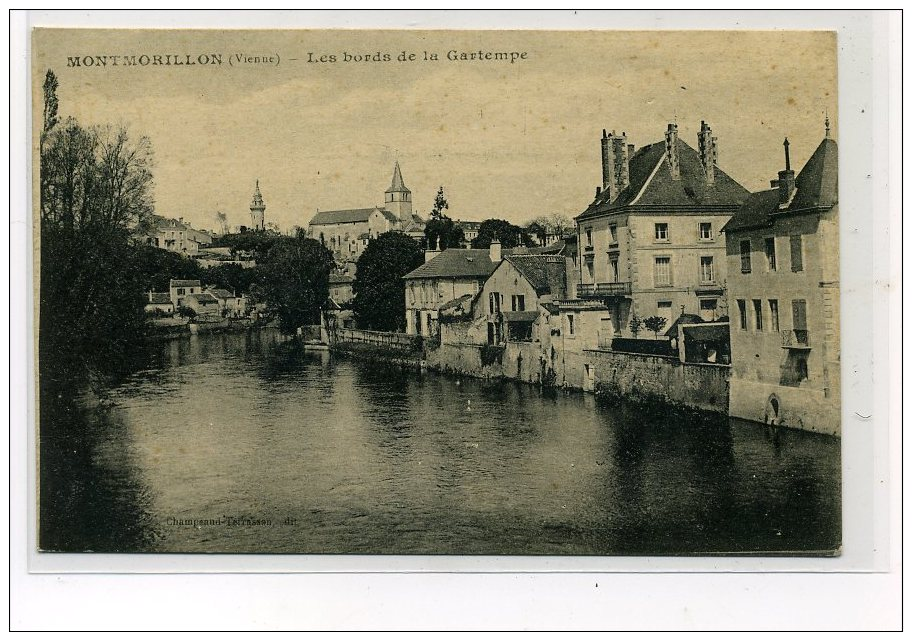 MONTMORILLON      LES BORDS DE LA GARTEMPE - Montmorillon