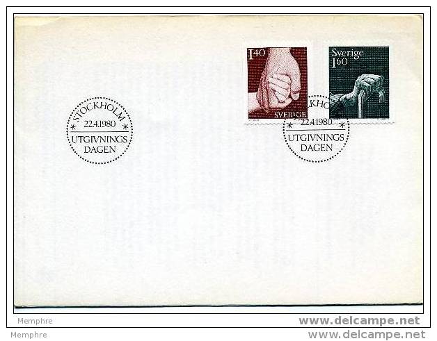 SWEDEN 1980  FDC  Social Insurance  Scott 1321-2  Mi Nr 1103-4 - FDC