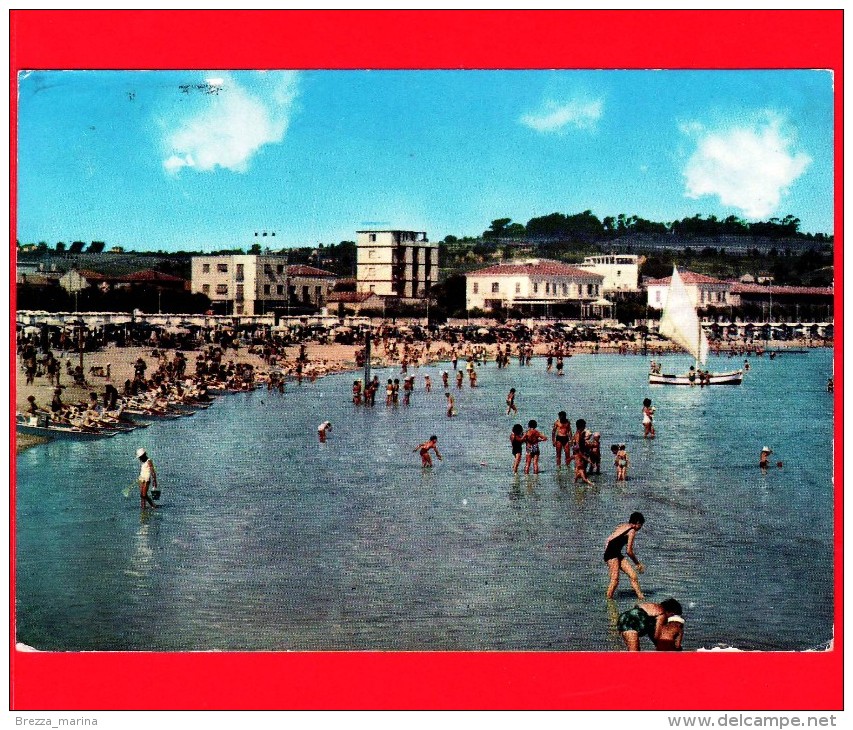 ITALIA - MARCHE - Cartolina Viaggiata Del 1970 - FANO (Pesaro Urbino) - Spiaggia - Fano