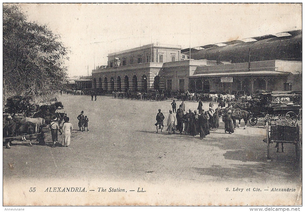 Alexandrie - La Gare - Alexandria