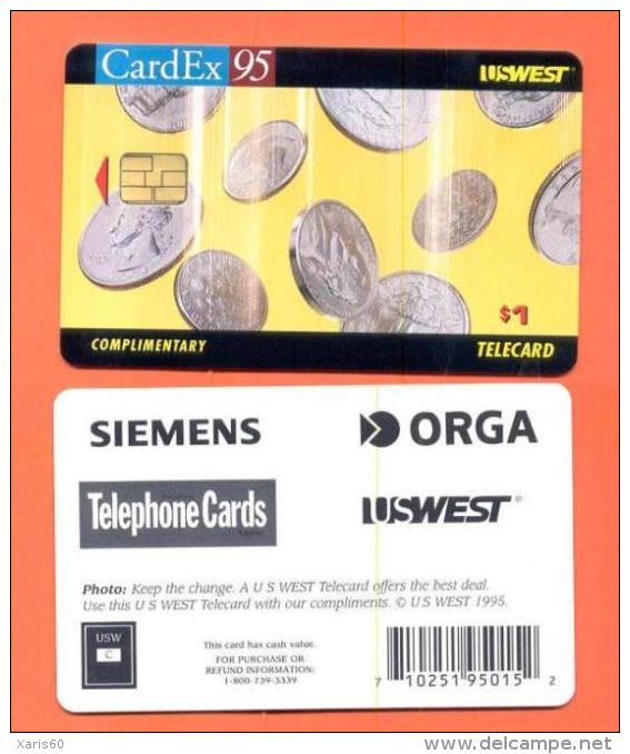 USA-UWC-023 COMPLINENTARY Card ´CardEx´95´ 1.000ex - Cartes à Puce