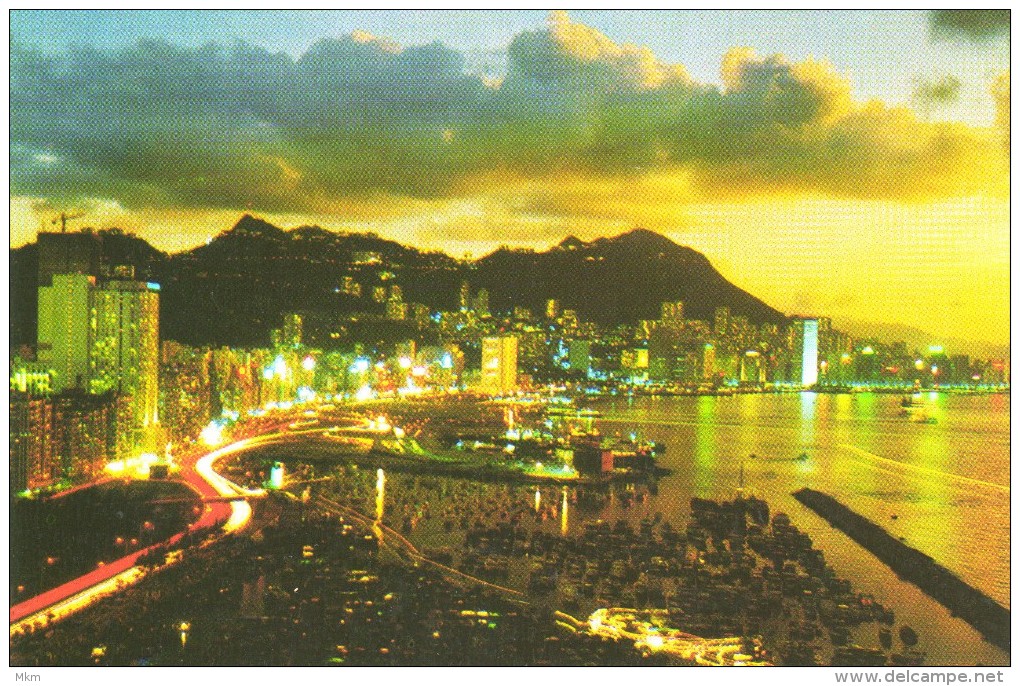 Hong Kong Night Scene - China (Hongkong)