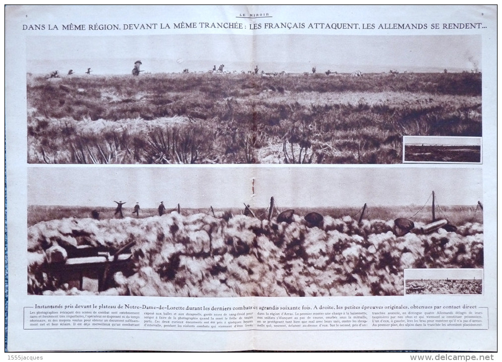 LE MIROIR N° 83 / 27-06-1915 TSAR AVIATEUR PAULHAN CADORNA MONT-ST-ÉLOI HUBETERNE SÉNÉGALAIS PETAIN MILLERAND