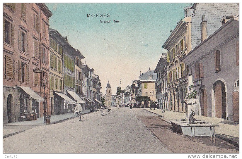 Suisse  - Morges - Grand Rue - Editeur Perrochet La Chaux De Fonds - La Chaux