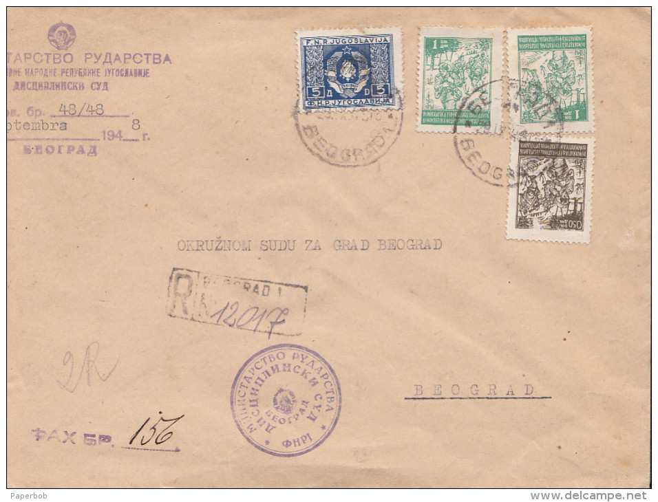 REGISTERED CVR 1948 - Lettres & Documents