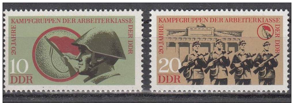 DDR 1874-1875 Postfrisch ** (17502) - Ongebruikt