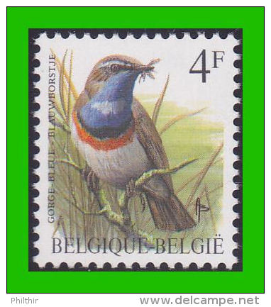 BUZIN - 2321** Gorge Bleue / Blauwborstje - H2 (groene Gom Verte) - 1985-.. Oiseaux (Buzin)