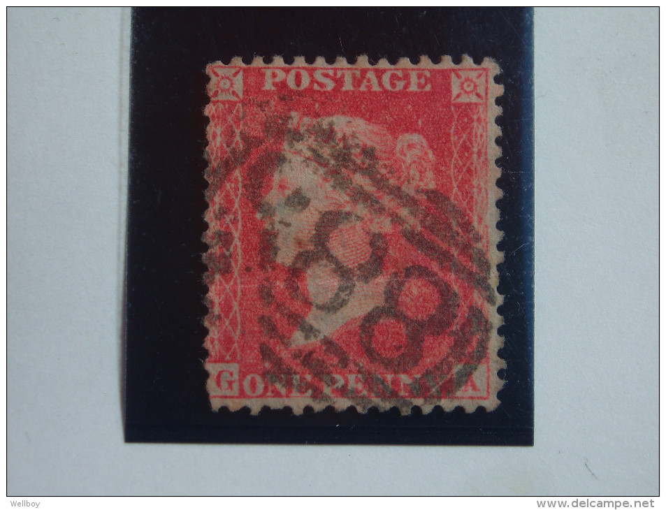 1856 -61 Queen Vic  One Penny Red Star - Used Stamps