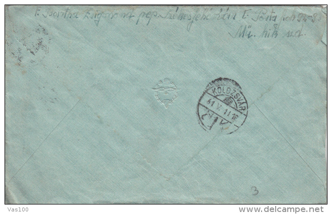 KING- SAINT LADISLAU, STAMP ON COVER, 1941, HUNGARY - Lettres & Documents