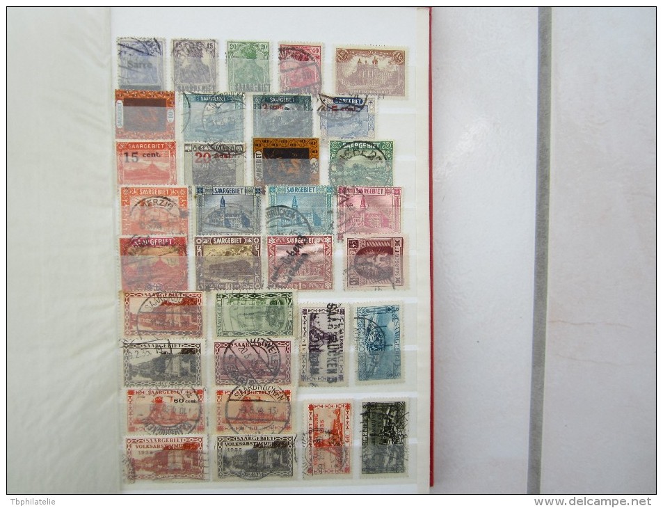 VEND LOT DE TIMBRES DE SARRE !!!! - Collections, Lots & Series