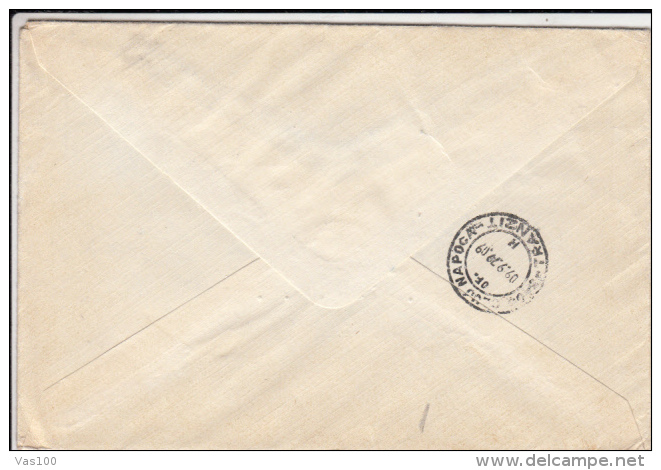 DUNAUJVAROS TOWN, STAMP ON REGISTERED COVER, 1979, HUNGARY - Lettres & Documents