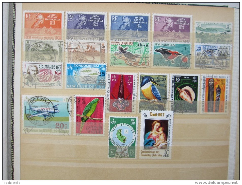 VEND BEAU LOT DE TIMBRES DES NOUVELLES - HEBRIDES !!!! - Verzamelingen & Reeksen