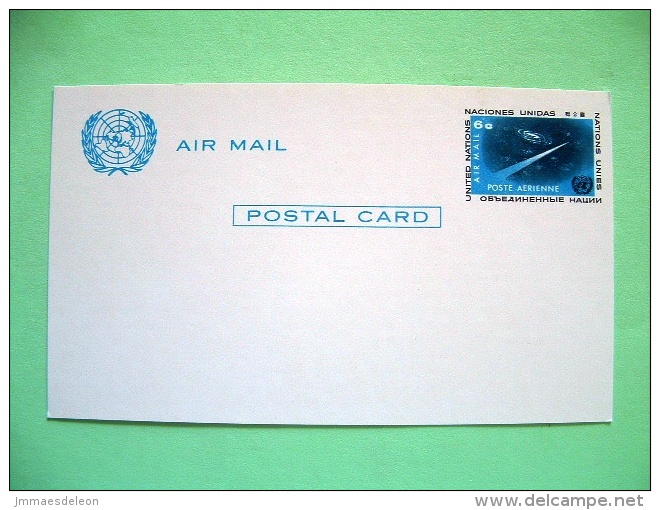United Nations New York 1963 Pre Paid Card - Outer Space - Brieven En Documenten