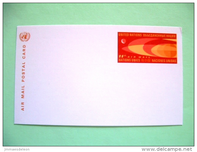 United Nations New York 1966 Pre Paid Card - Air Mail - Storia Postale