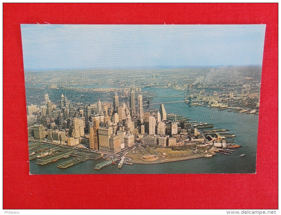 New York > New York City > Manhattan    Aerial View Lower NYC Not Mailed -ref 1187 - Manhattan