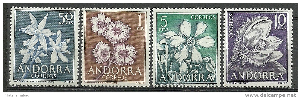 ANDORRA-CORREO ESPAÑOL  ESTOS SELLOS O SIMILARES Nº C. M. ABAD61/64 SIN FIJASELLOS ** - Nuevos