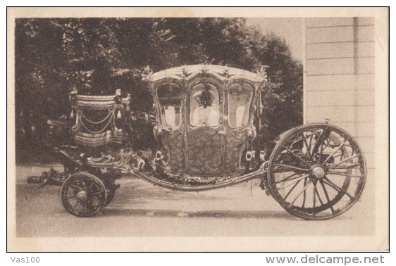 CPA VIENNA- SCHONBRUNN PALACE, STAGE COACH - Château De Schönbrunn