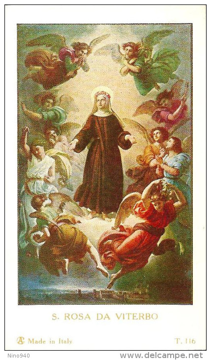 S. ROSA DA VITERBO - Mm. 65x110 - E - RB - CASA EDITRICE AC - SERIE. T. 116 - Religion & Esotérisme