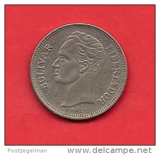 VENEZUELA, 1989, XF Circulated Coin, 1 Bolivar, Nickel Clad Steell, Km 52a, C1796 - Venezuela