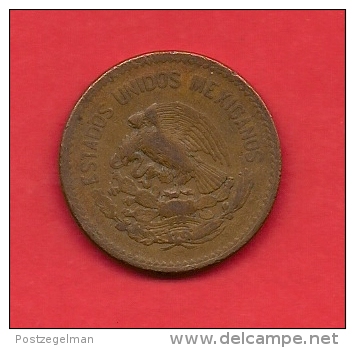 MEXICO, 1943, XF Circulated Coin, 20 Centavos, Bronze Km439, C1799 - Mexique