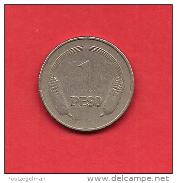 COLOMBIA,1976, XF Circulated Coin, 1 Peso, Copper Nickel,  KM 258.2,  C1813 - Colombia