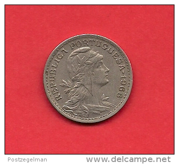 PORTUGAL, 1966, XF Circulated Coin, 50 Centavos,copper Nickel,   KM 577, C1832 - Portugal