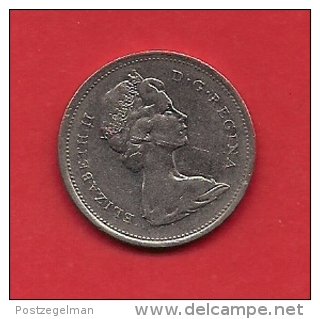 CANADA, 1968, XF Circulated Coin, 25 Cent, Nickel,  Km 62b,  C1842 - Canada