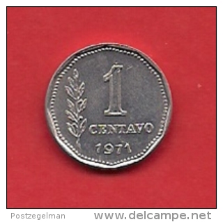 ARGENTINA, 1971,  XF Circulated Coin, 1 Centavo, Km39  C1862 - Argentinië