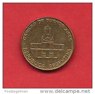 ARGENTINA, 1985,  XF Circulated Coin,5 Pesos, Brass,Km67  C1864 - Argentina